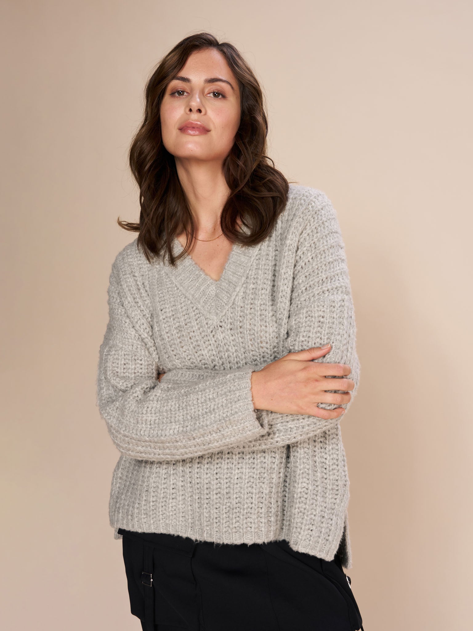 Modelshot / Grey Melange / Detail